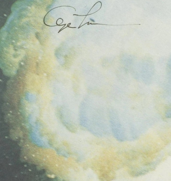 George Lucas Signed Auto 5.5x8 X Wing Explosion Book Photo Page Grad LOA0