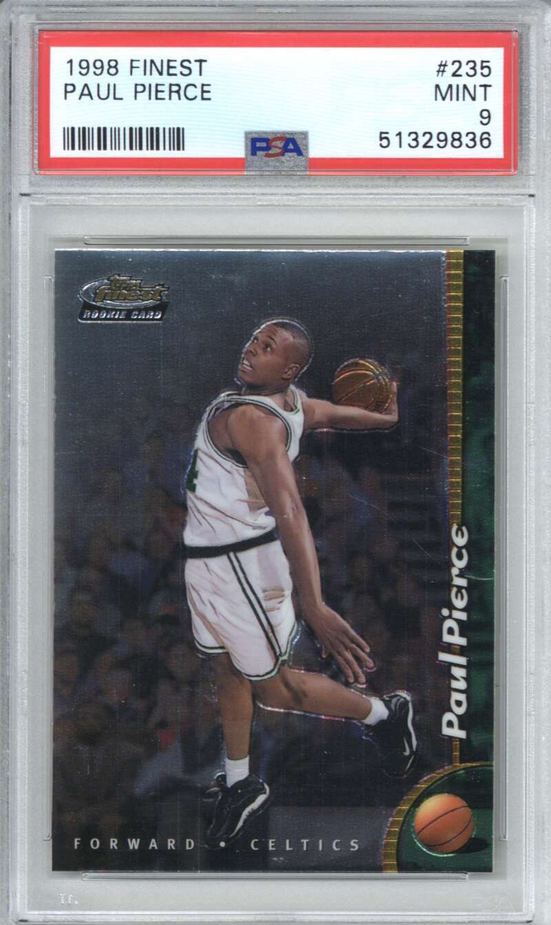 1998 Finest 235 Paul Pierce PSA 9 0