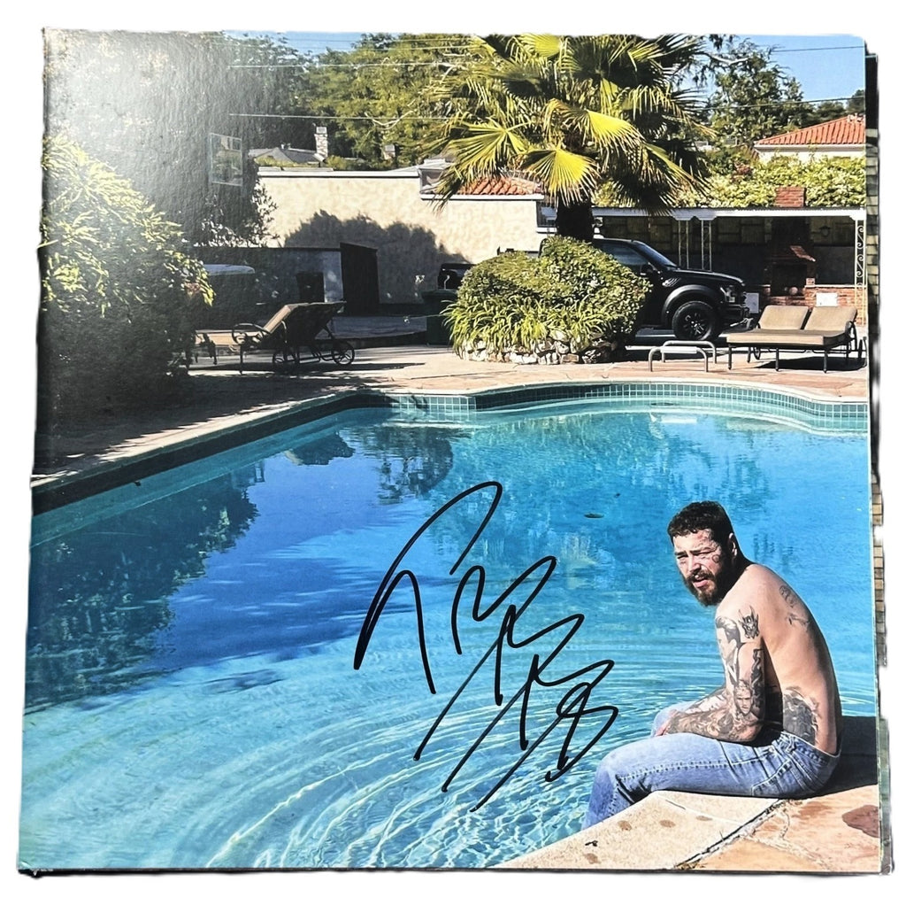 Post Malone Signed Auto Austin Album Near Mint Beckett BAS0