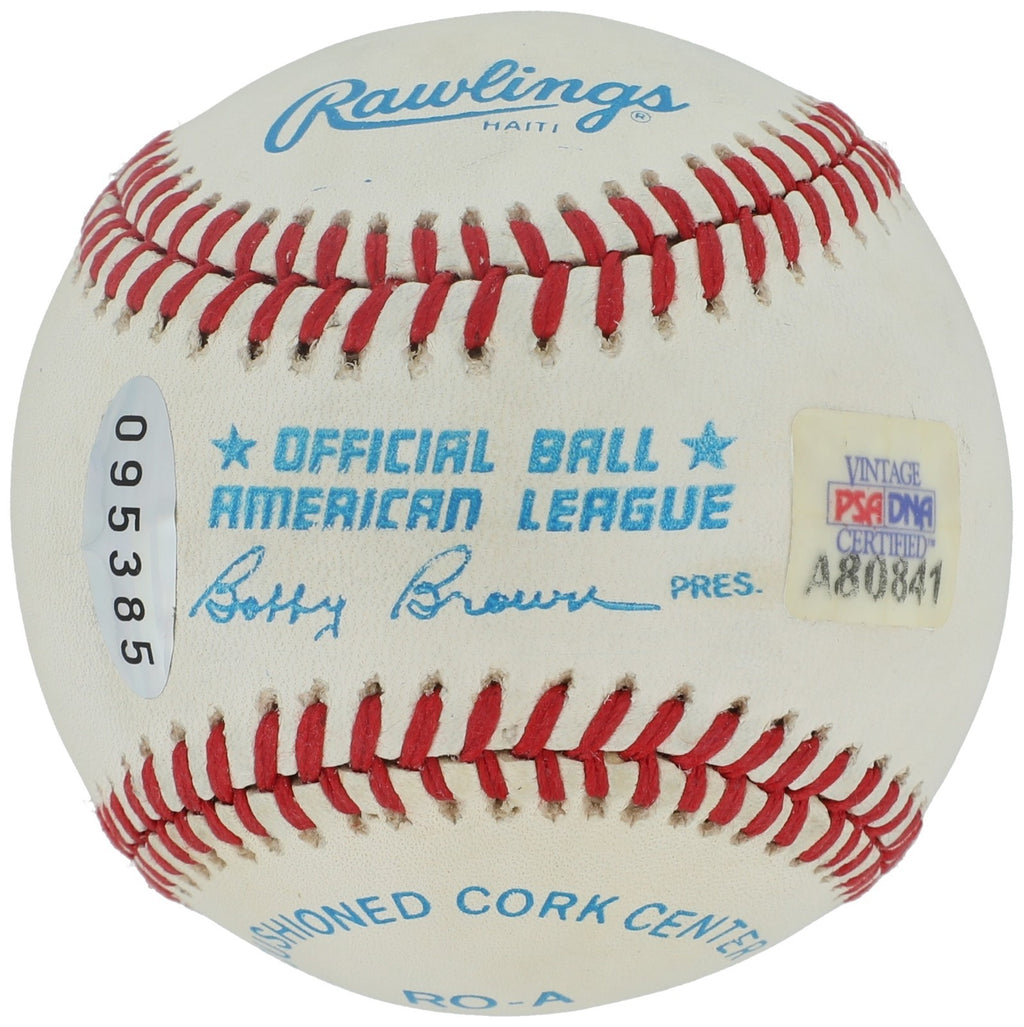 Mickey Mantle Signed Auto Full Name Mickey Charles Mantle OAL Baseball PSA DNA3