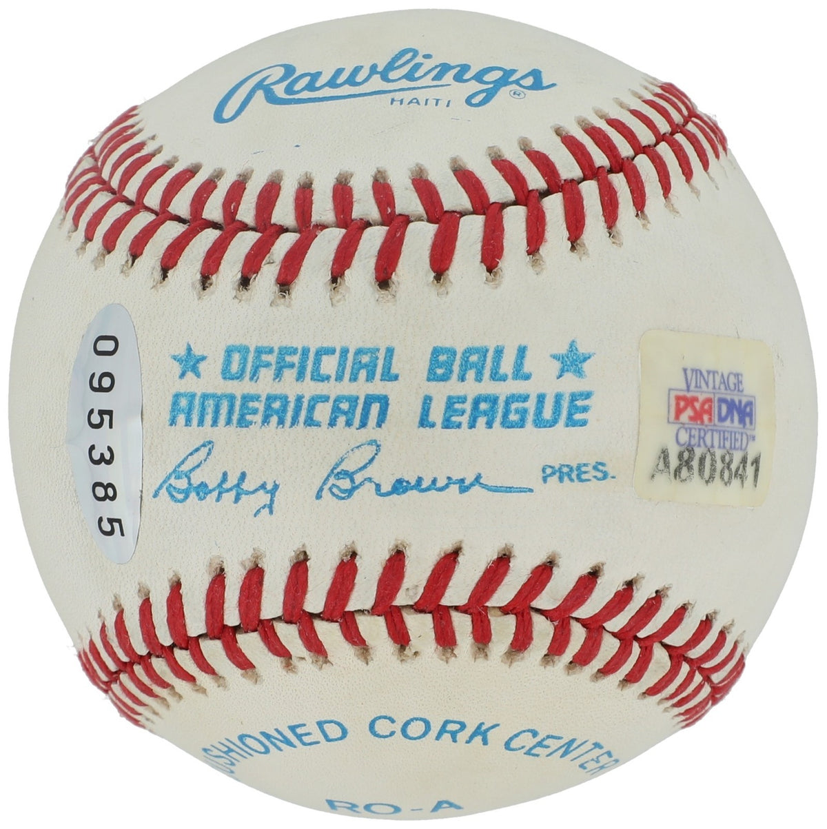 Mickey Mantle Signed Auto Full Name Mickey Charles Mantle OAL Baseball PSA DNA3