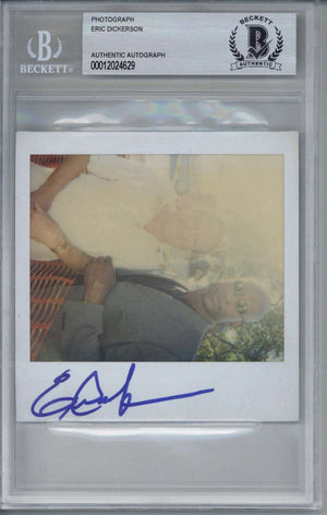 Eric Dickerson Signed 4x5 Photograph Beckett BAS