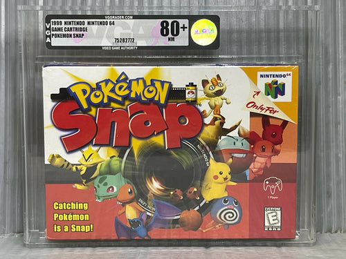 1999 Nintendo 64 Pokemon Snap 1st Print 78% Total Fiber VGA 80+0