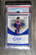 2018 Panini Immaculate Ink Luis Figo Auto /15 PSA 80