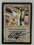 Resurrection Beta SIGNED MAGIC MTG CARD Dan Frazier Auto0