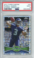 2012 Topps Chrome 40 Russell Wilson Stands Xfractor PSA 90