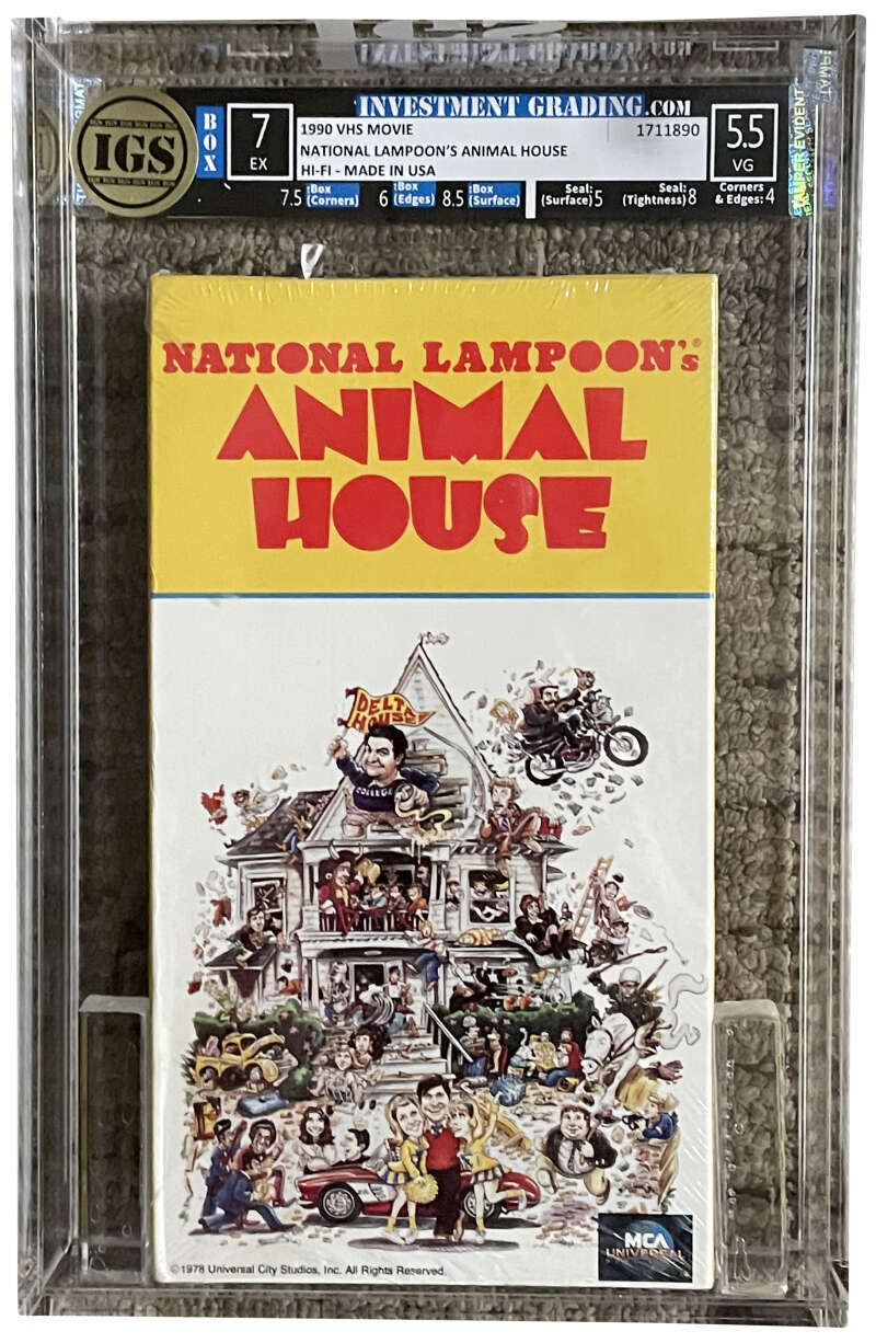 National Lampoon's Animal House 1990 MCA Universal VHS IGS 7 5.5 0