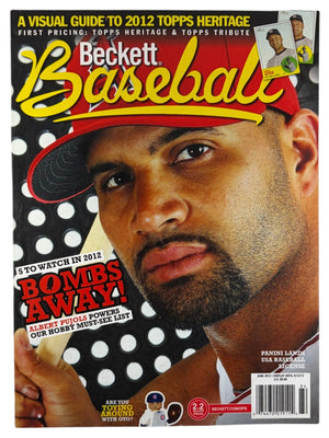 Albert Pujols 2012 June Beckett Magazine Original Complete