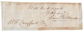 Samuel FB Morse Signed Auto Handwritten 2x4 Album Page Telegraph Grad LOA0