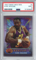 1994 Finest Iron Men 5 Karl Malone PSA 9 0