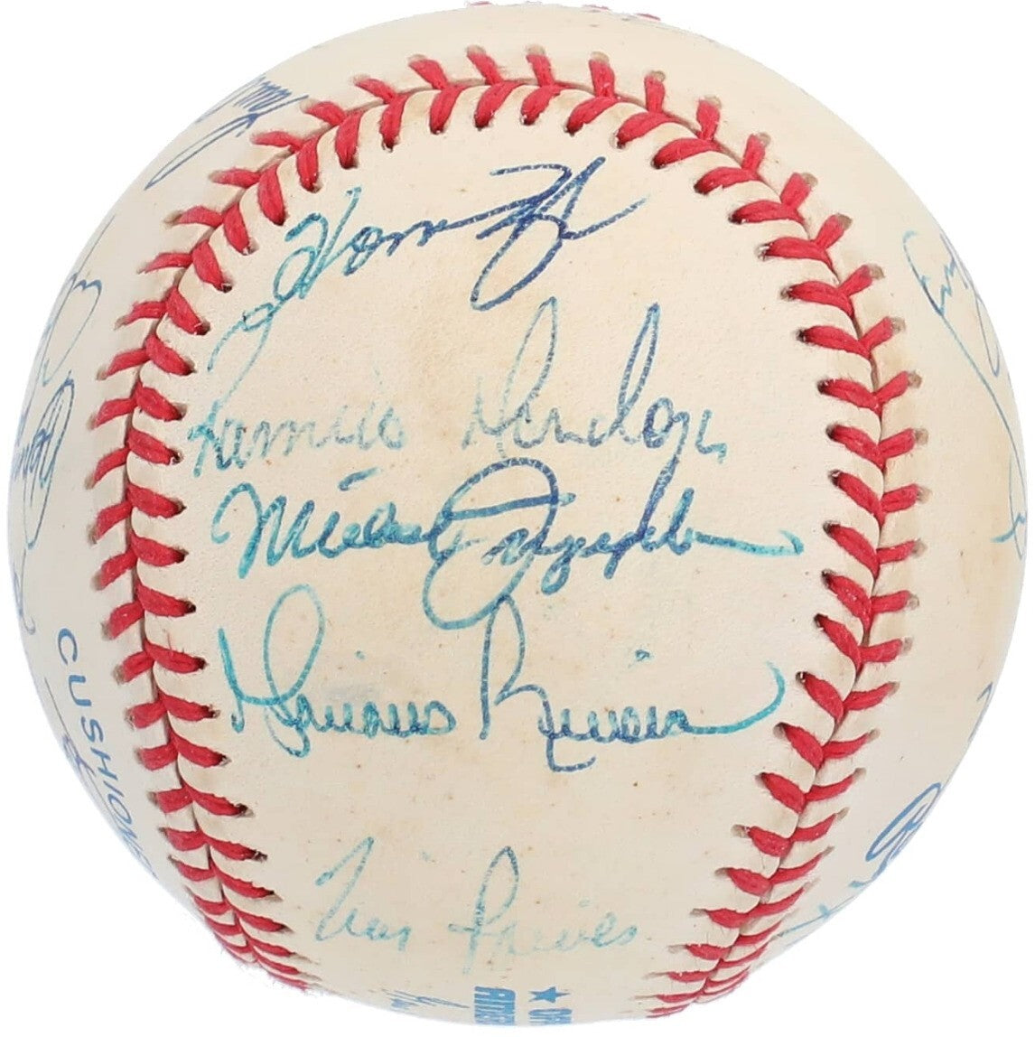 1998 New York Yankees Team Signed OAL Baseball Jeter Rivera Torre JSA2