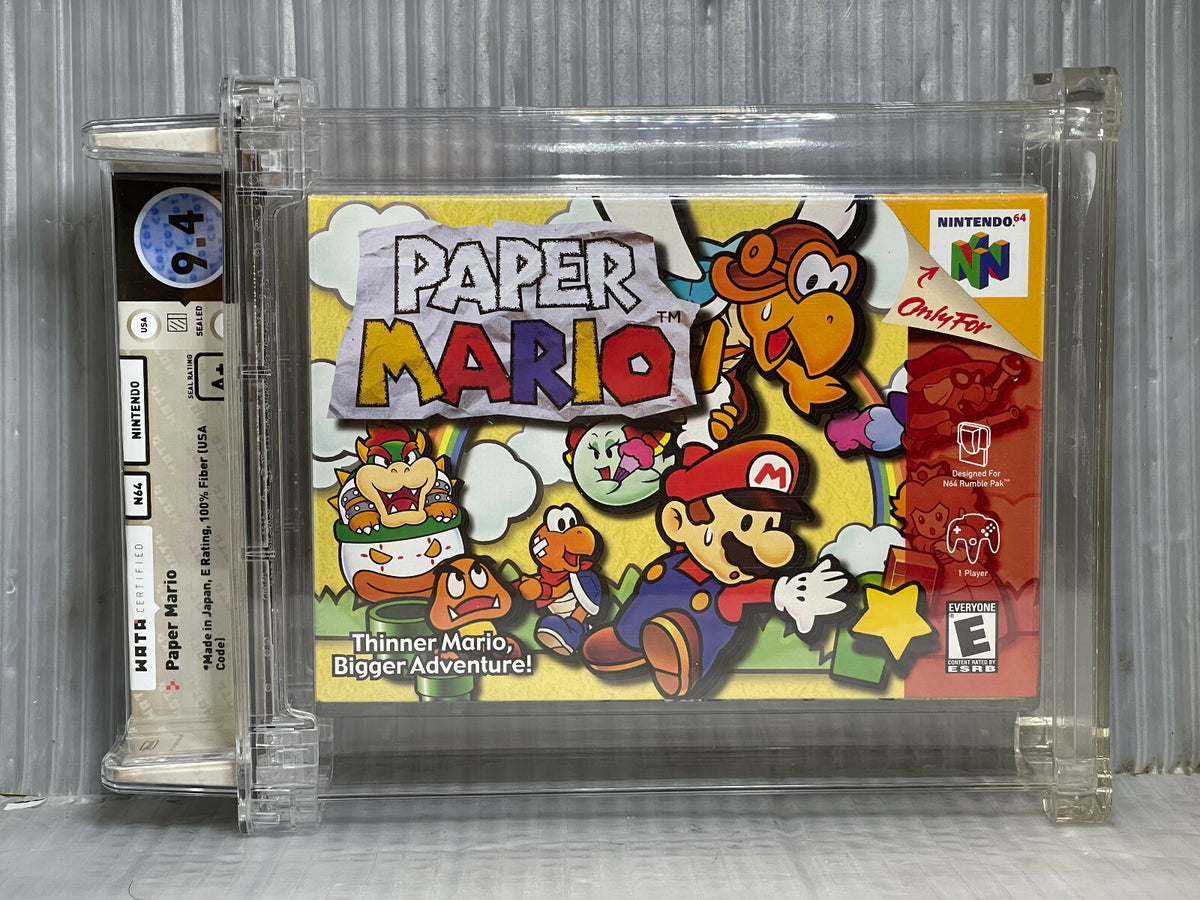 2000 Nintendo 64 Paper Mario WATA 9.4 A+0