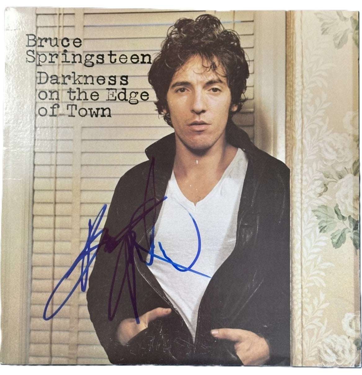 Bruce Springsteen Signed Auto Darkness on the Edge of Town Album REAL Epperson0