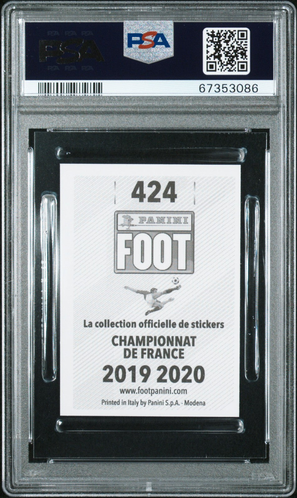 2019 Panini Foot Eduardo Camavinga PSA 71