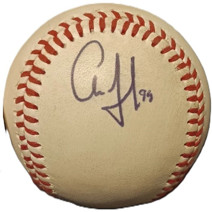 Aaron Judge Signed Auto Game Used 2016 Pre Rookie AAA Baseball Grad LOA0
