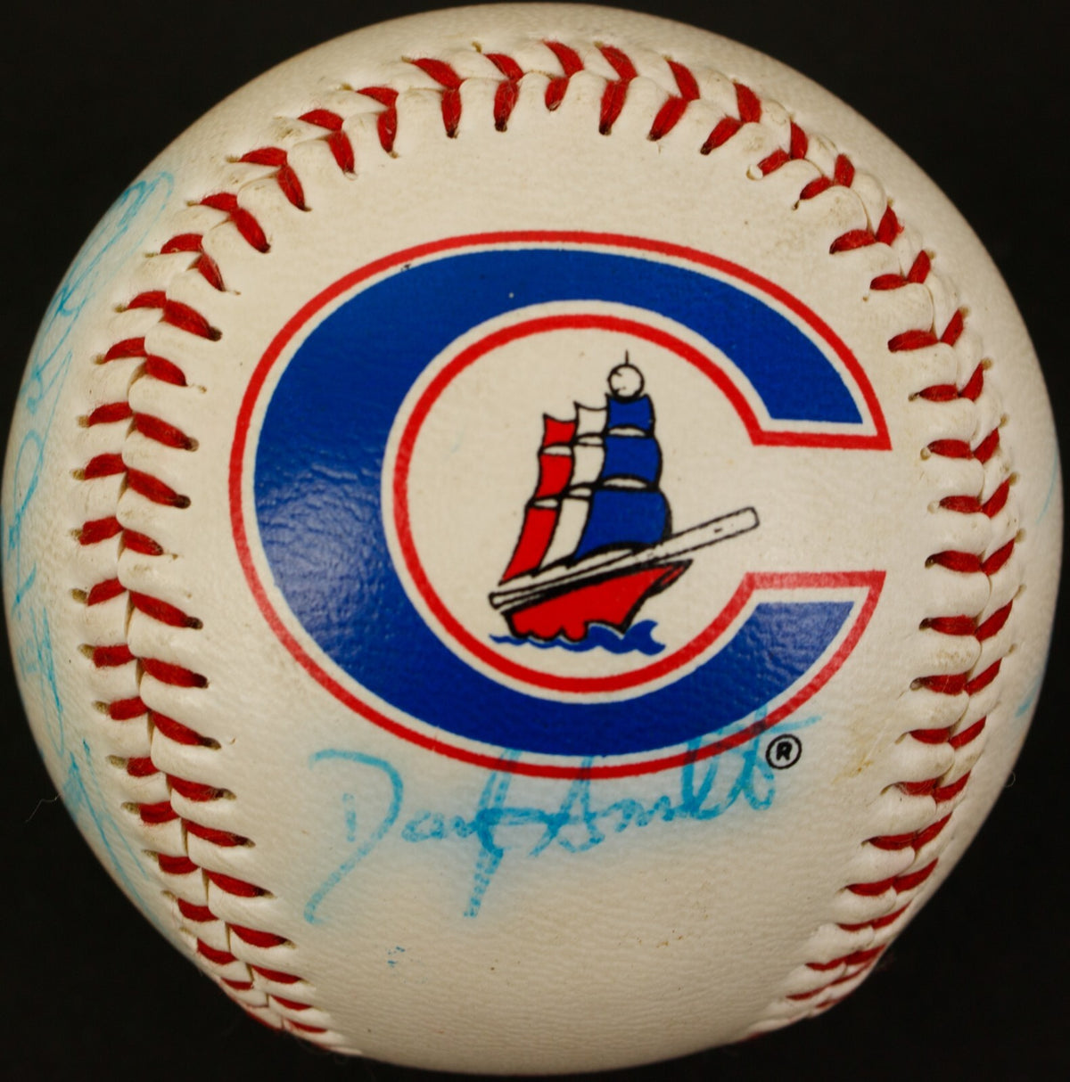 1995 Columbus Clippers Signed Baseball Jeter Rivera Posada Rookie BAS Beckett1