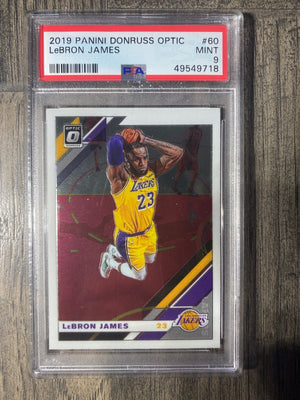 2019 Donruss Optic LeBron James PSA 9