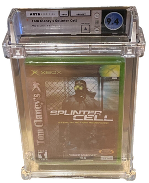Tom Clancy's Splinter Cell 1st Print Xbox 2002 WATA 9.4 A