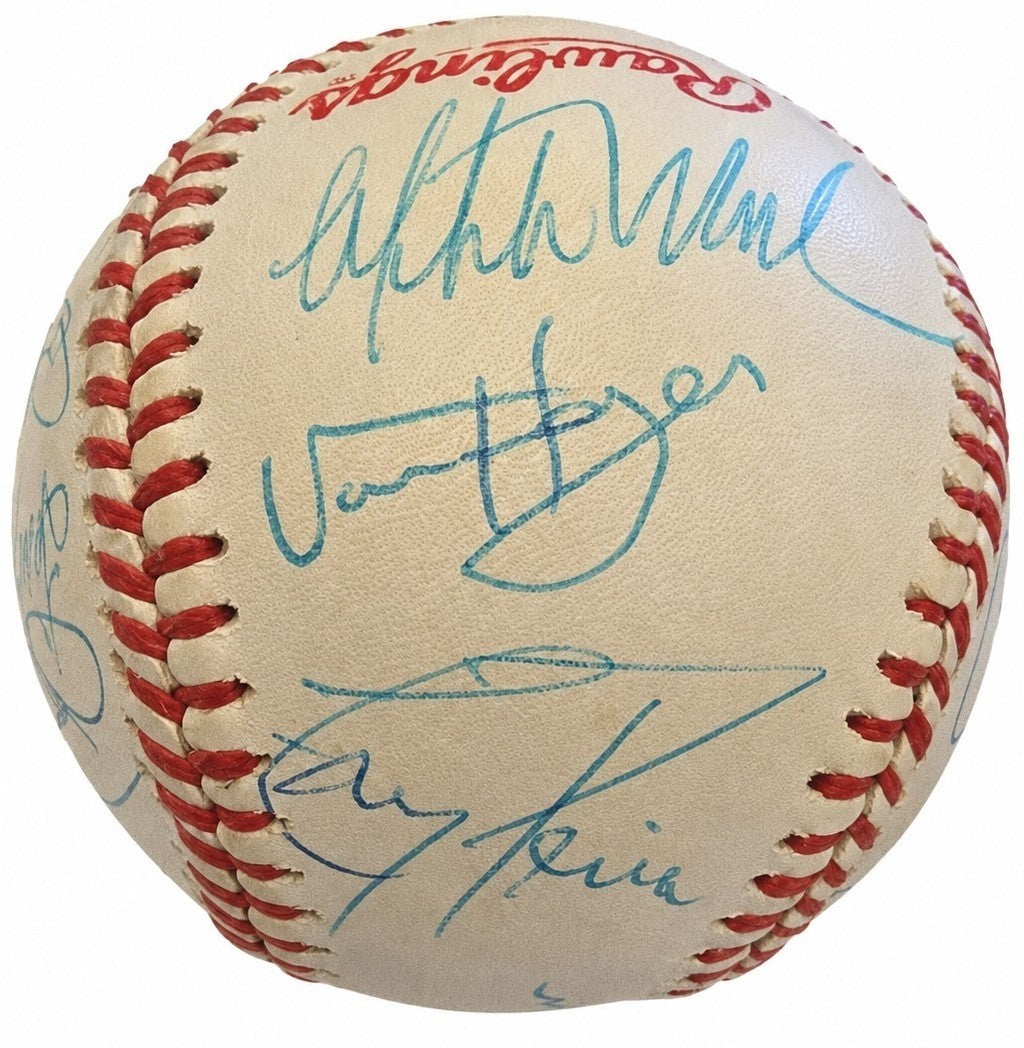 1989 NL All Star Team Signed Auto Baseball Gwynn Larkin Smoltz Dawson JSA4