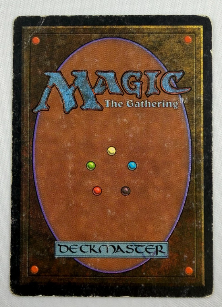 1993 Magic The Gathering MTG Beta Basic Land Swamp (Blue Tint) HP1