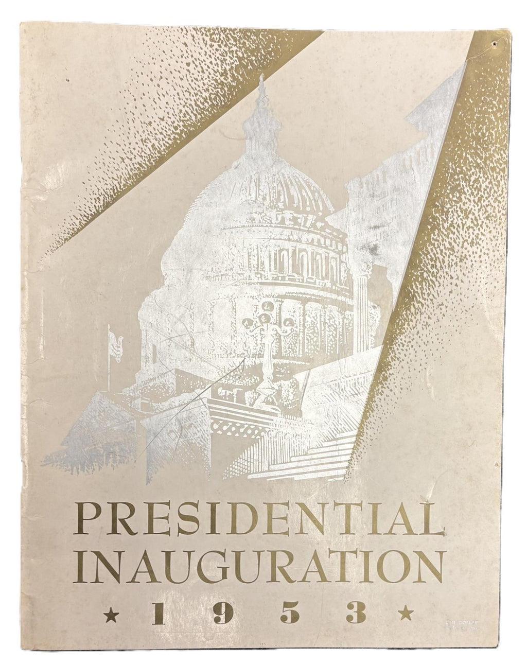 Vintage 1953 Presidential Inauguration Program Dwight Eisenhower0