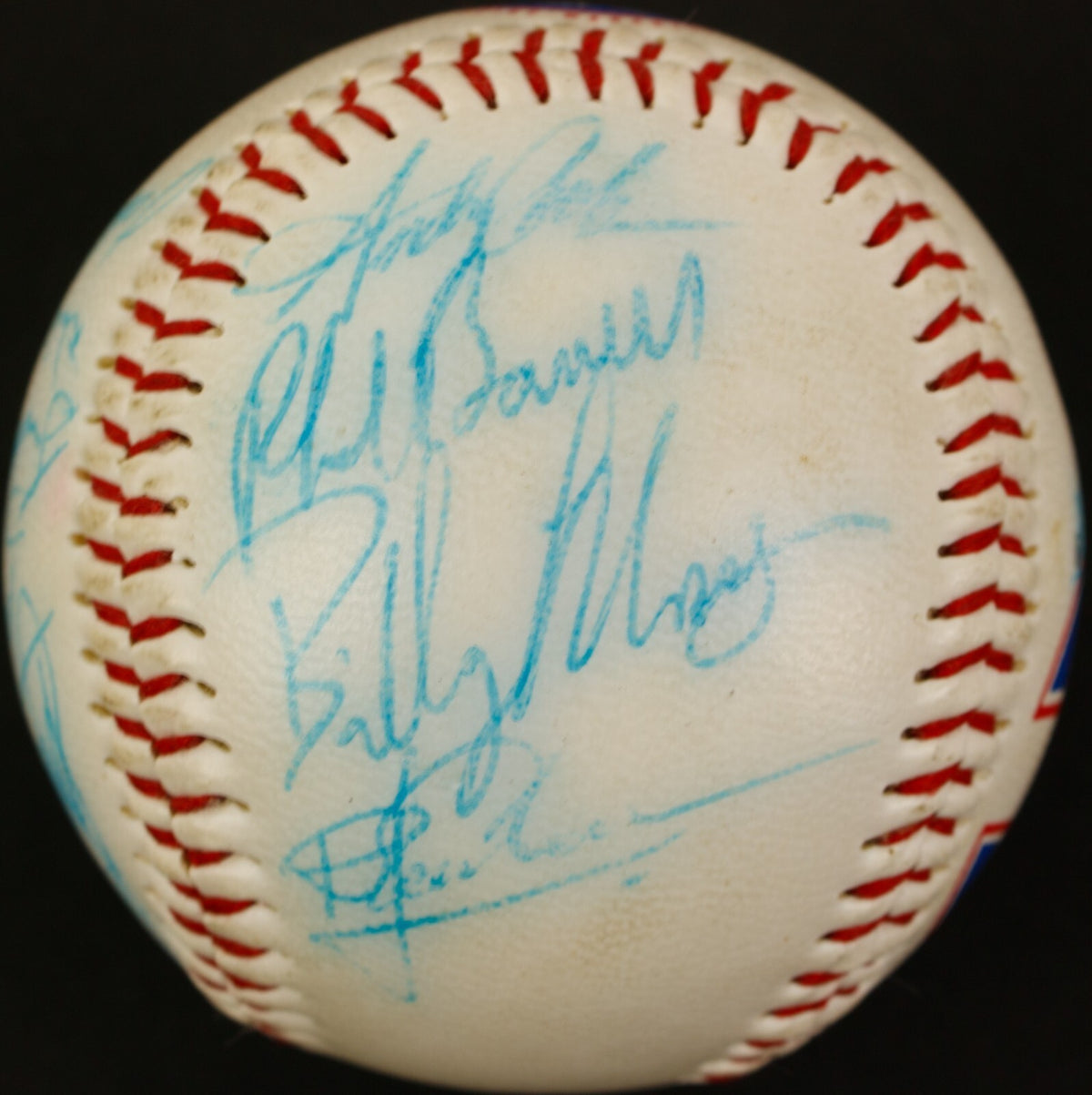 1995 Columbus Clippers Signed Baseball Jeter Rivera Posada Rookie BAS Beckett3