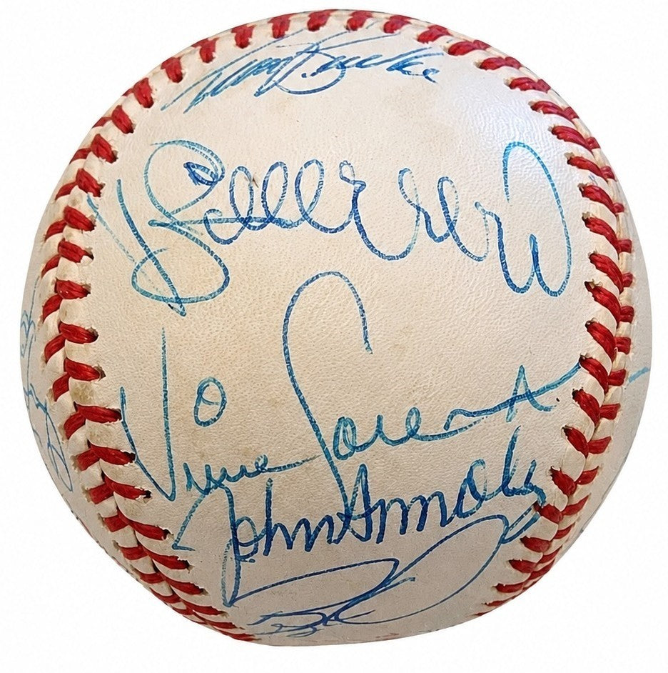 1989 NL All Star Team Signed Auto Baseball Gwynn Larkin Smoltz Dawson JSA3