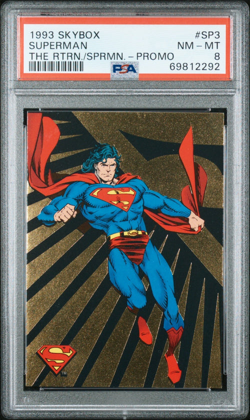 1993 Skybox the Return of Superman SP3 Superman Foil PSA 80