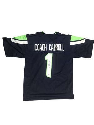 Pete Carroll Signed Autographed Seattle Seahawks Jersey Beckett BAS