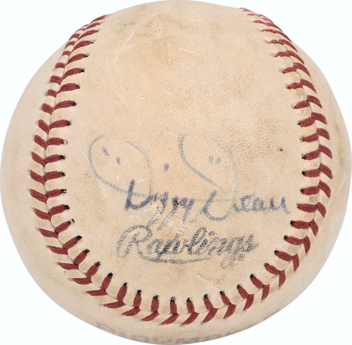 Dizzy Dean Single Signed Baseball PSA/DNA LOA0