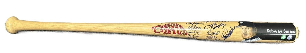 2000 New York Yankees Team Signed Auto World Series Champs Baseball Bat 20+ Sigs0