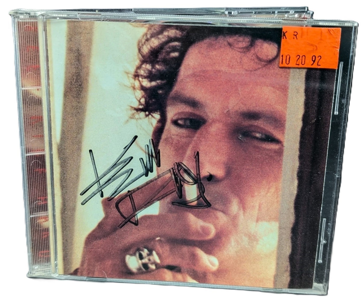 Keith Richards Signed Main Offender CD Rolling Stones JSA LOA0
