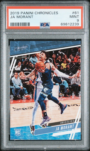 2019 Panini Chronicles 61 Ja Morant PSA 9