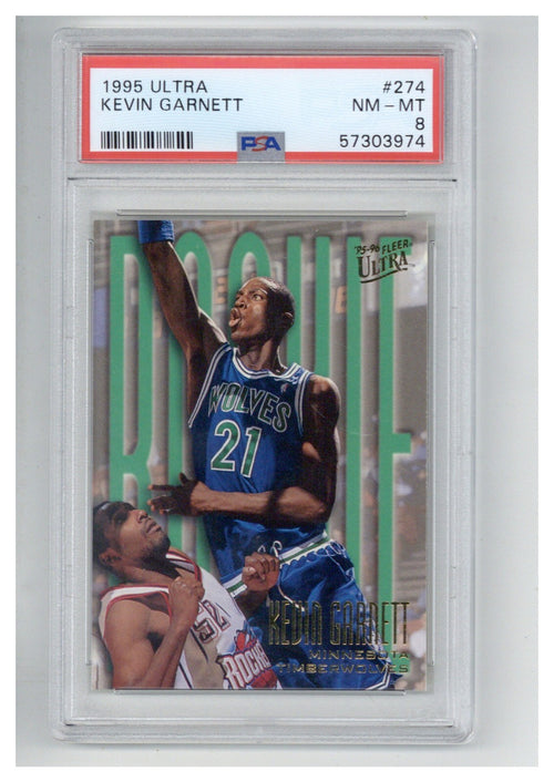 1995 Ultra 274 Kevin Garnett PSA 80