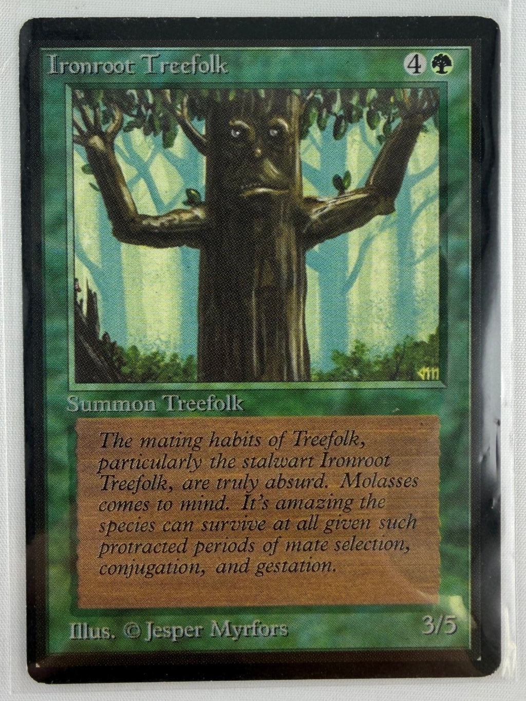"Magic The Gathering: Beta Ironroot Treefolk MTG Beta "0