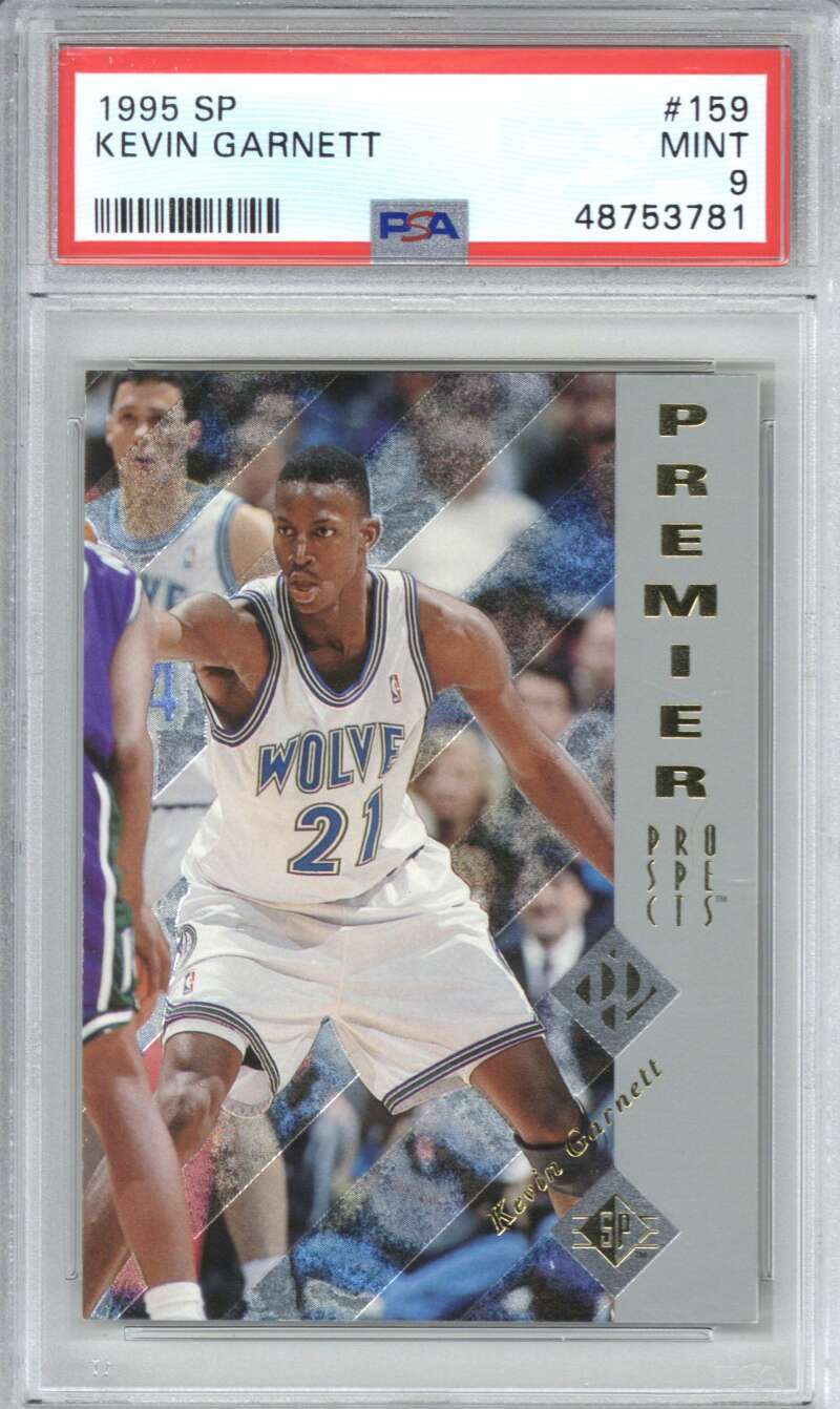 1995 SP 159 Kevin Garnett PSA 90