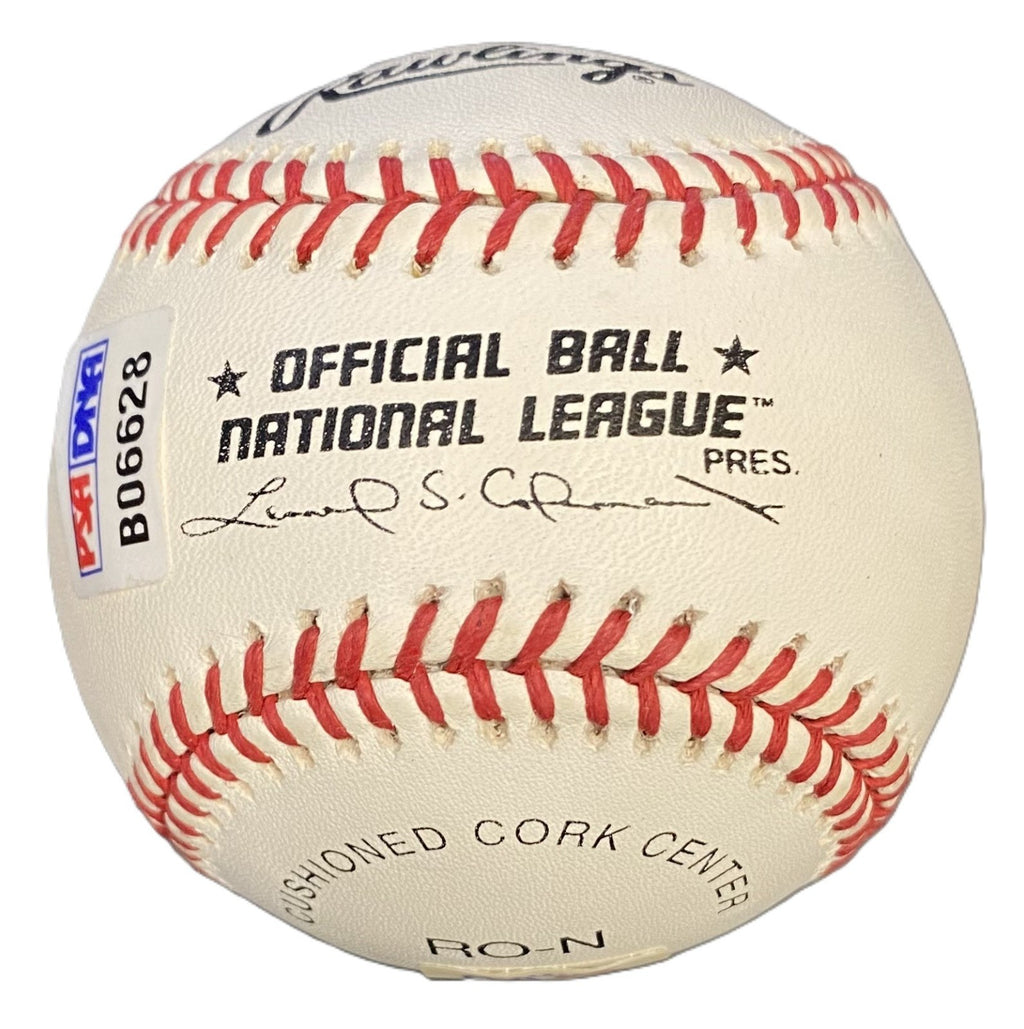 Don Sutton Signed ONL Baseball HOF 98 PSA PSA/DNA MINT 91