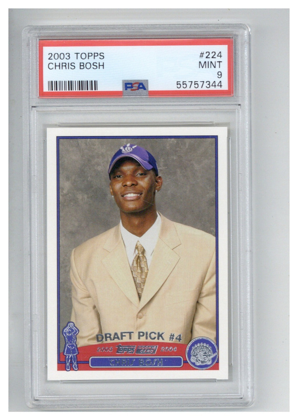 2003 Topps Chris Bosh PSA 90
