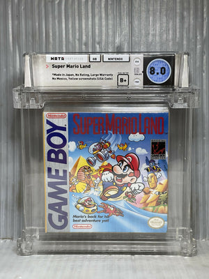 1989 Nintendo Game Boy Super Mario Land WATA 8.0 B+