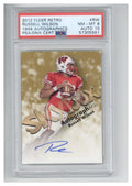 2012 Fleer Retro 1998 Autographics Russell Wilson Auto PSA 80
