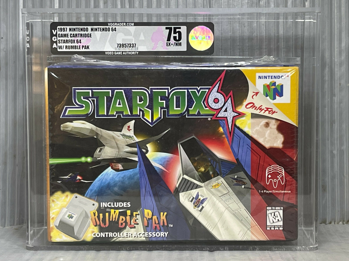 1997 Nintendo 64 Starfox 64 Rumble Pak VGA 750