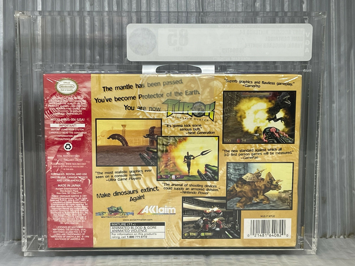 1997 Nintendo 64 Turok Dinosaur Hunter VGA 851
