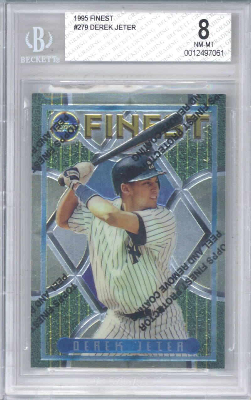 1995 Finest 279 Derek Jeter Beckett BGS 80