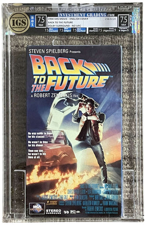 Back to the Future 1994 MCA Universal VHS 4th press IGS 7.5 7.5