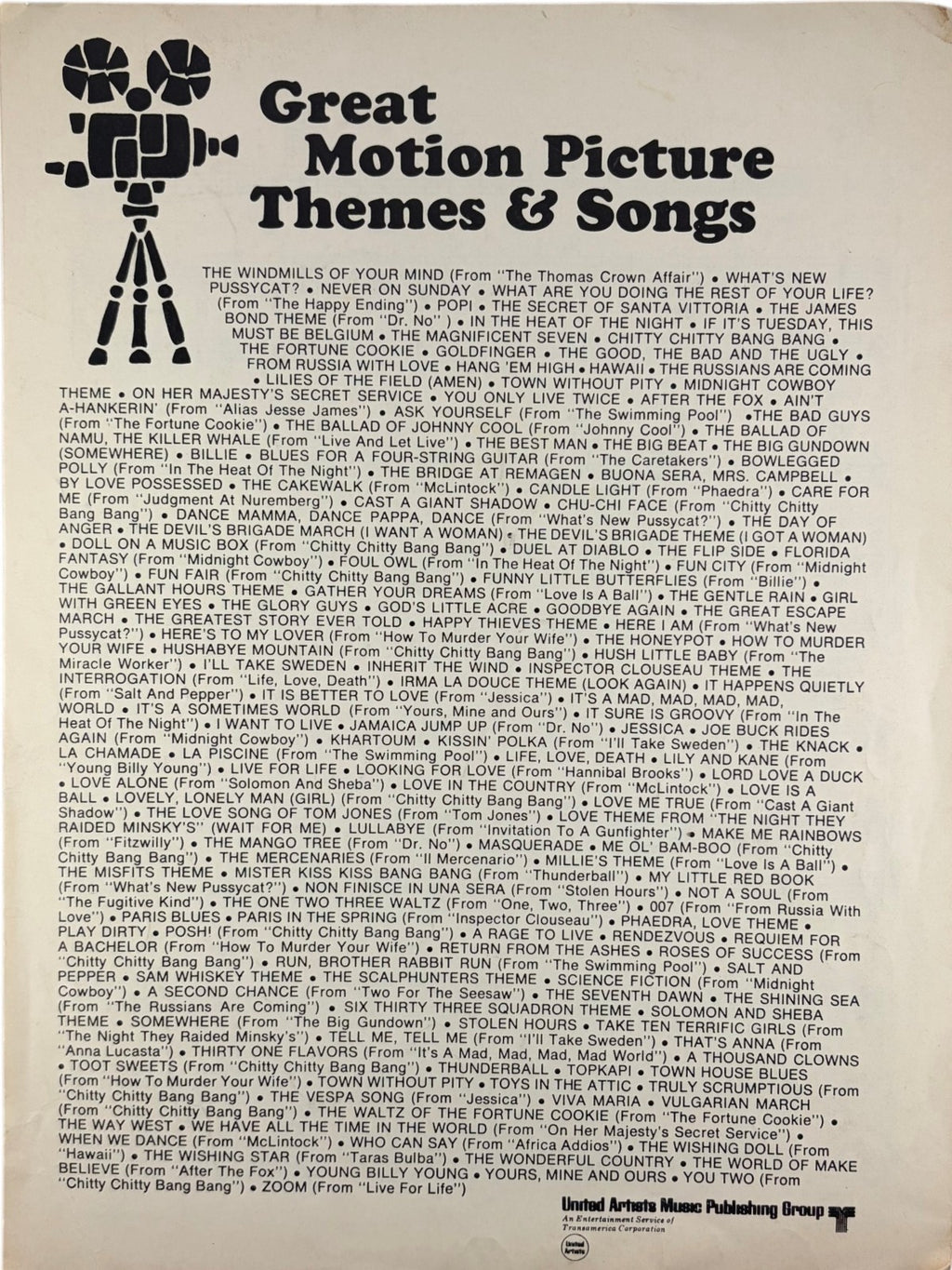 Rocky Original Gonna Fly With Me Song Booklet 1977 BIG 31
