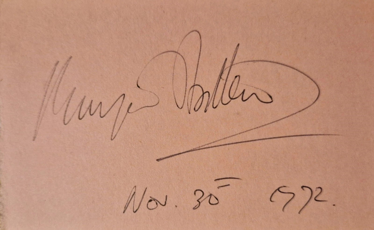 Benjamin Britten Signed Auto 3x4.5 Album Page Composer Grad LOA0
