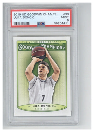 2019 Upper Deck Goodwin Champions 30 Luka Doncic PSA 9