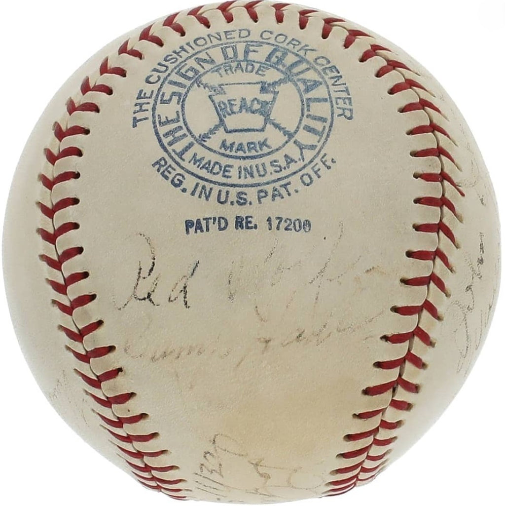 1938 WS Champion NY Yankees Signed OAL Baseball Gehrig Ruffing PSA PSA/DNA1