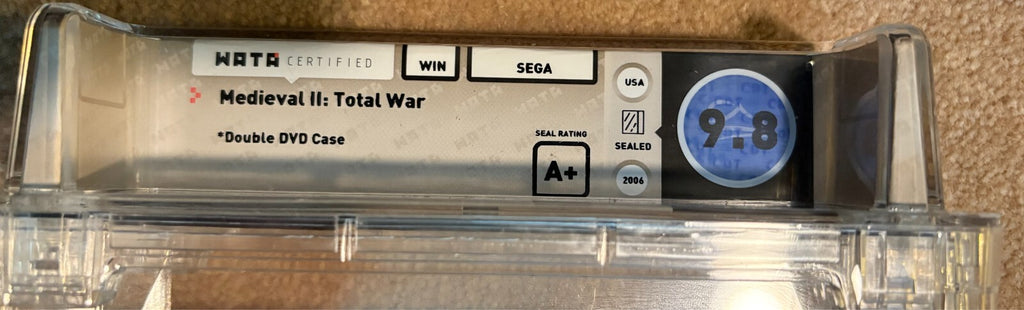 2004 Medieval II Total War First Print Sealed PC WATA 9.8 A+2