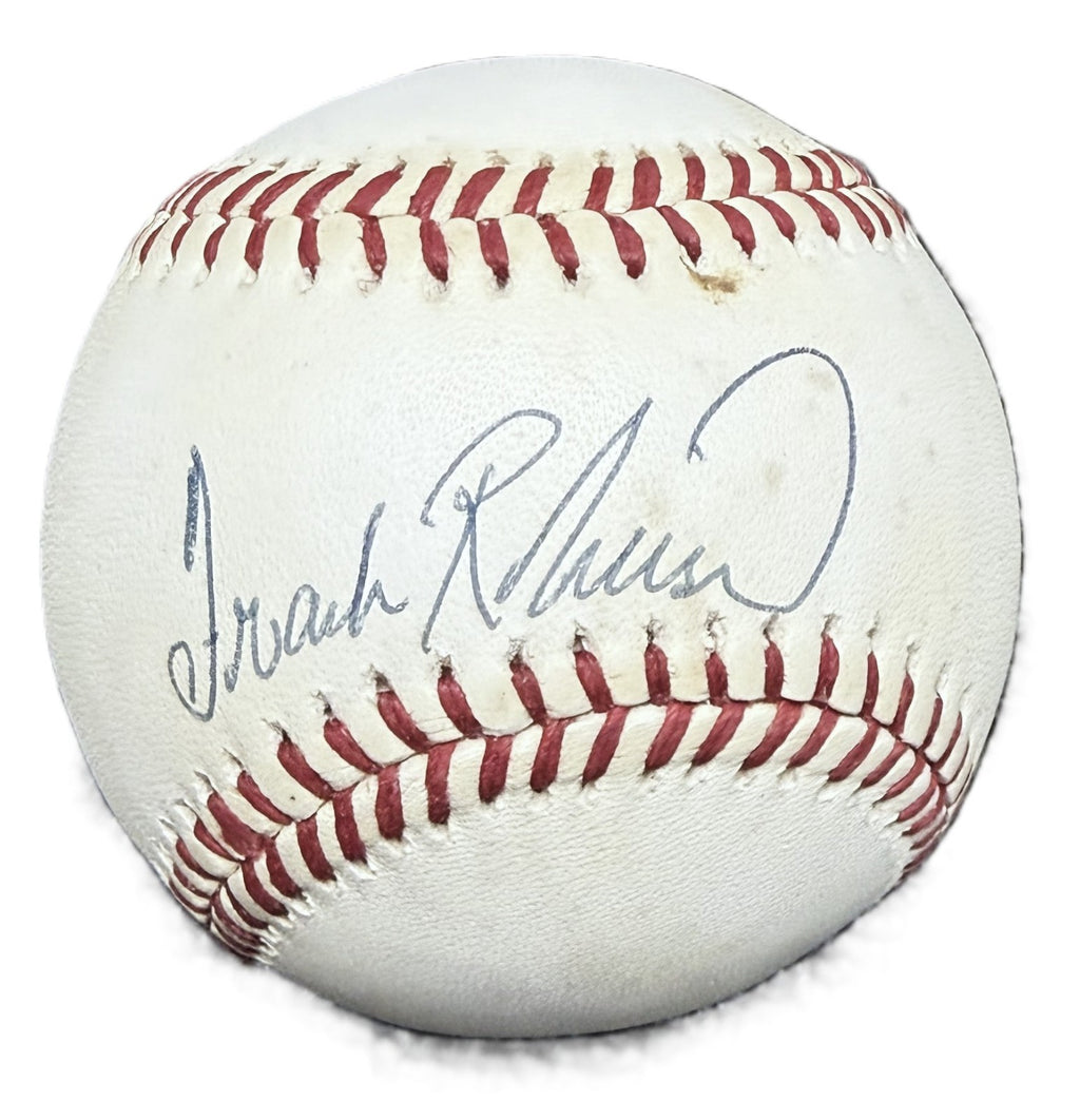 Frank Robinson Signed OAL Baseball HOF JSA COA0
